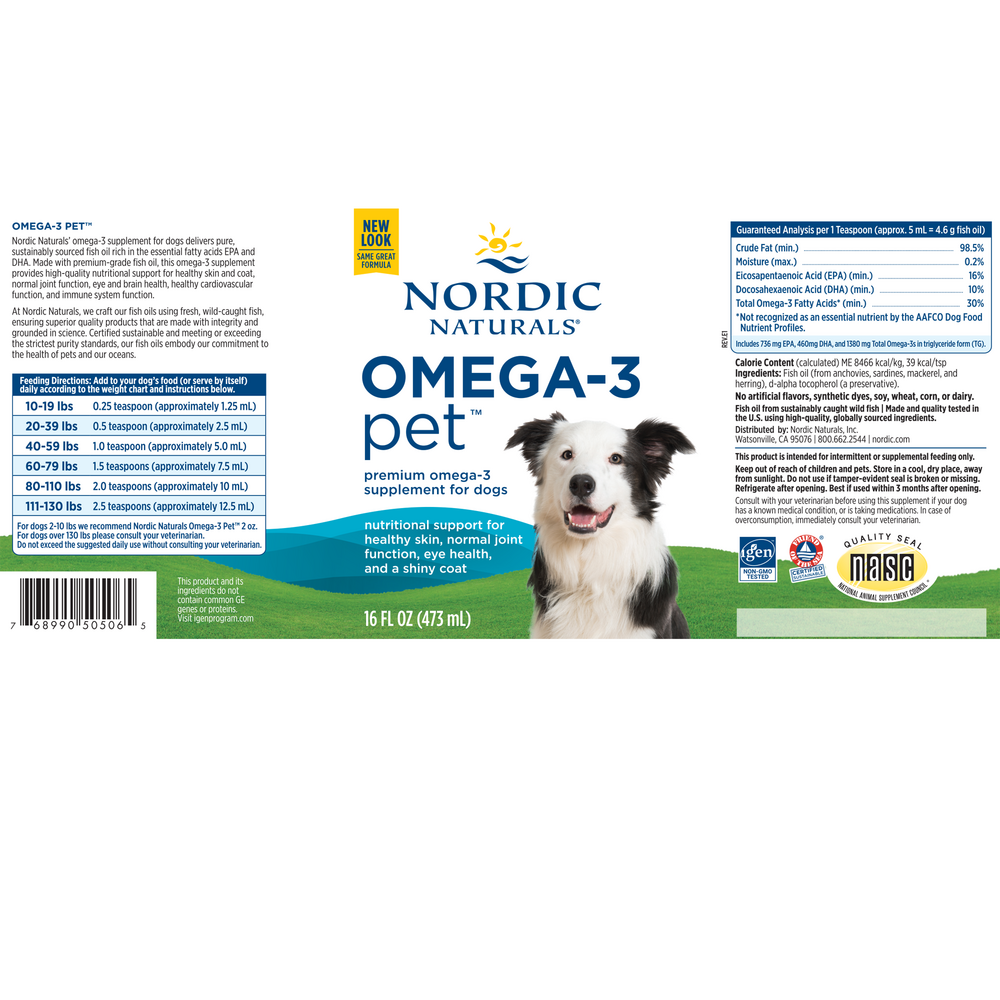 Nordic Naturals Omega-3 Pet (Large to Very Large dogs) — view 2