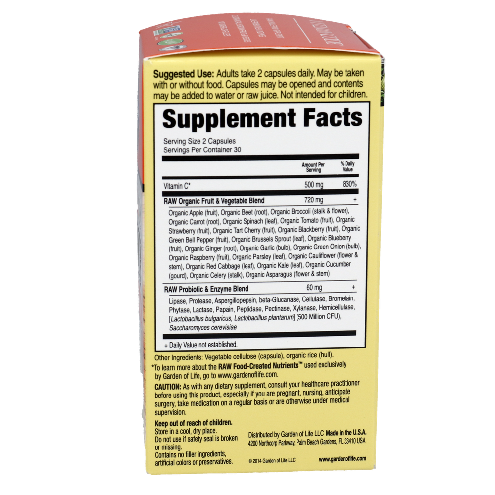 Garden of Life Vitamin Code RAW Vitamin C — view 2