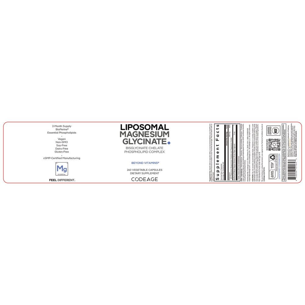 Codeage Liposomal Magnesium Glycinate — view 2