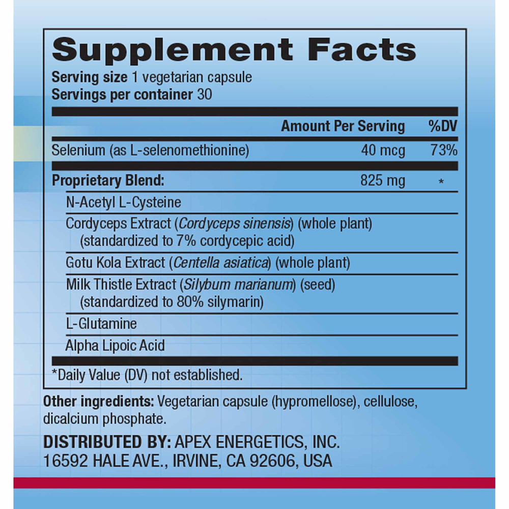 Apex Energetics, Inc Glutathione Recycler™-SM — view 2