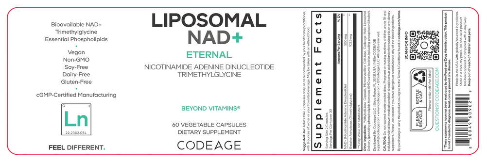 Codeage Liposomal NAD+ — view 2