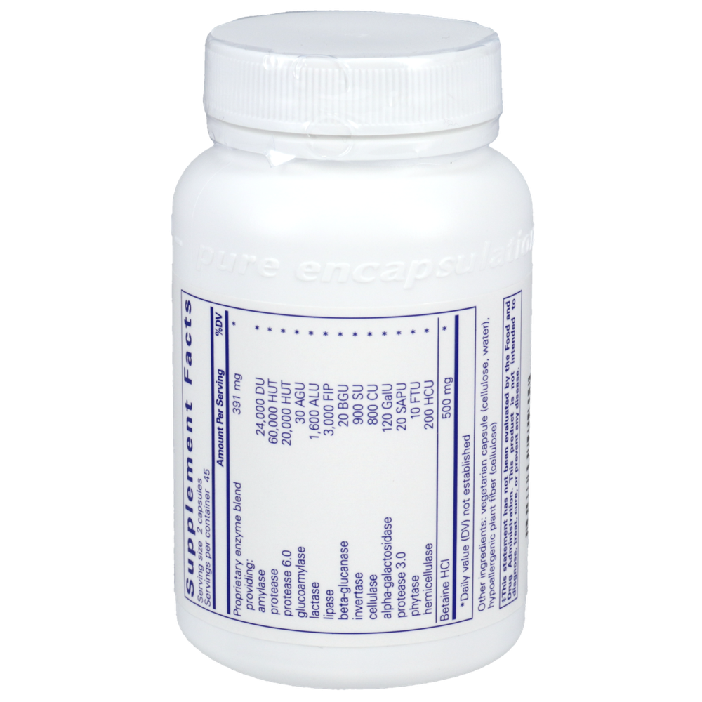 Pure Encapsulations Digestive Enzymes Ultra w/ Betaine — view 2
