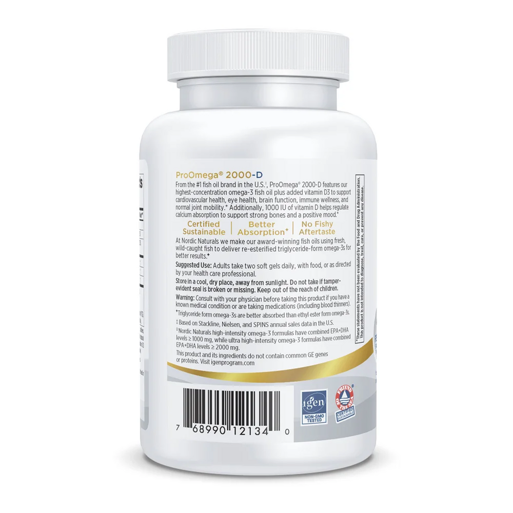 Nordic Naturals ProOmega® 2000-D — view 2