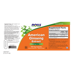 NOW Foods American Ginseng 500mg — view 2 — view 2