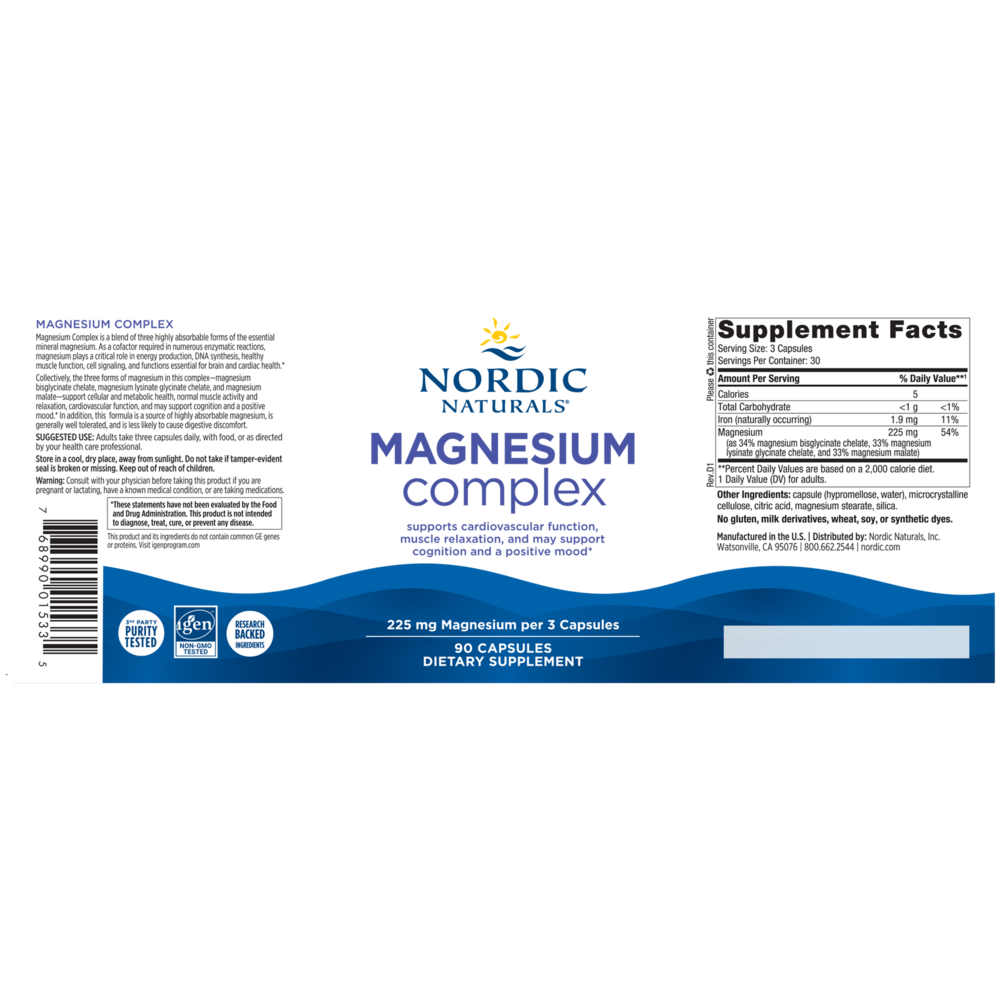 Nordic Naturals Magnesium Complex — view 2
