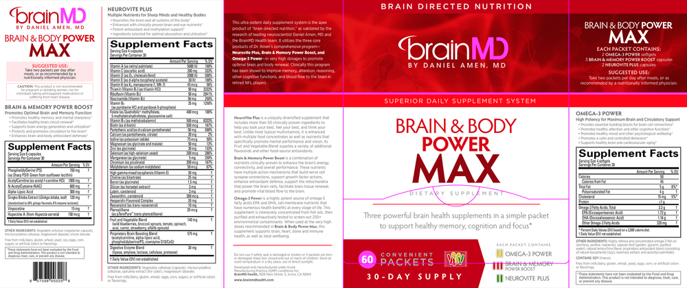BrainMD Brain & Body Power Max — view 2