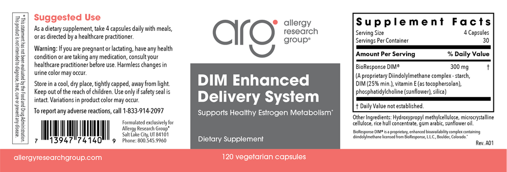 Allergy Research Group DIM Enhanced Delivery System — view 2