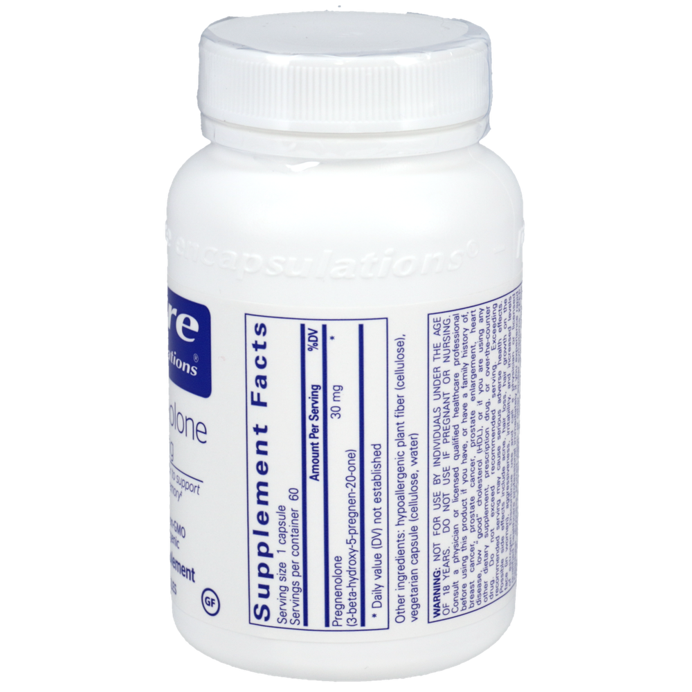 Pure Encapsulations Pregnenolone 30mg — view 2
