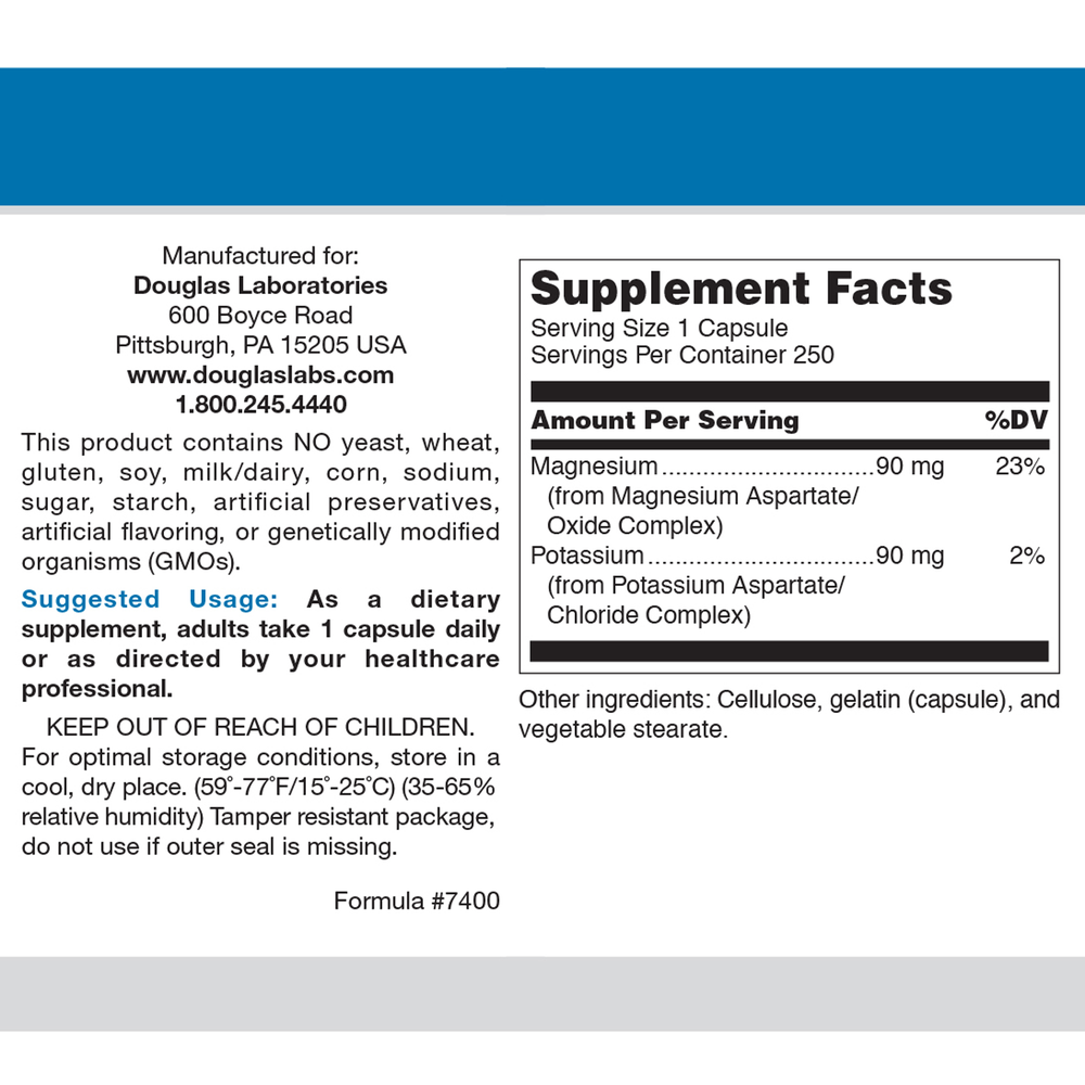 Douglas Labs Magnesium-Potassium Complex — view 2
