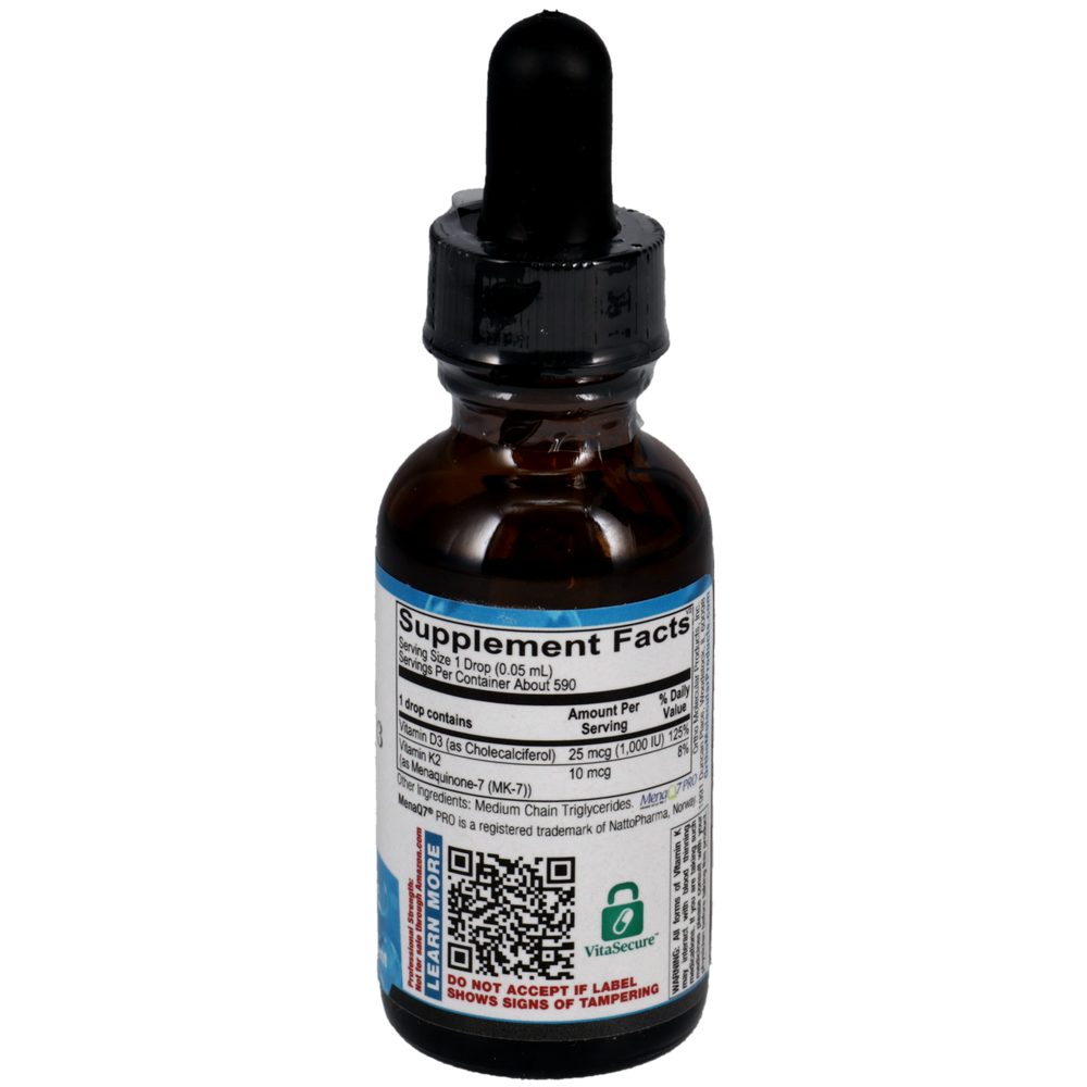 Ortho Molecular Products Vitamin D3 with K2 — view 2