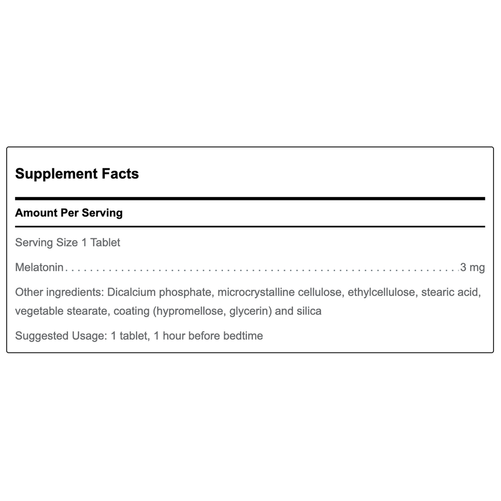 Douglas Labs Melatonin P.R. 3mg — view 2