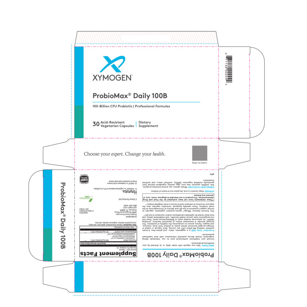 Xymogen ProbioMax Daily 100B Probiotics — view 2