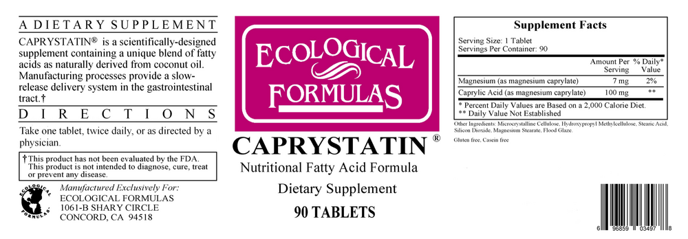 Ecological Formulas/Cardiovascular Research Caprystatin — view 2