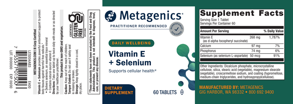 Metagenics E-400 Selenium™ — view 2