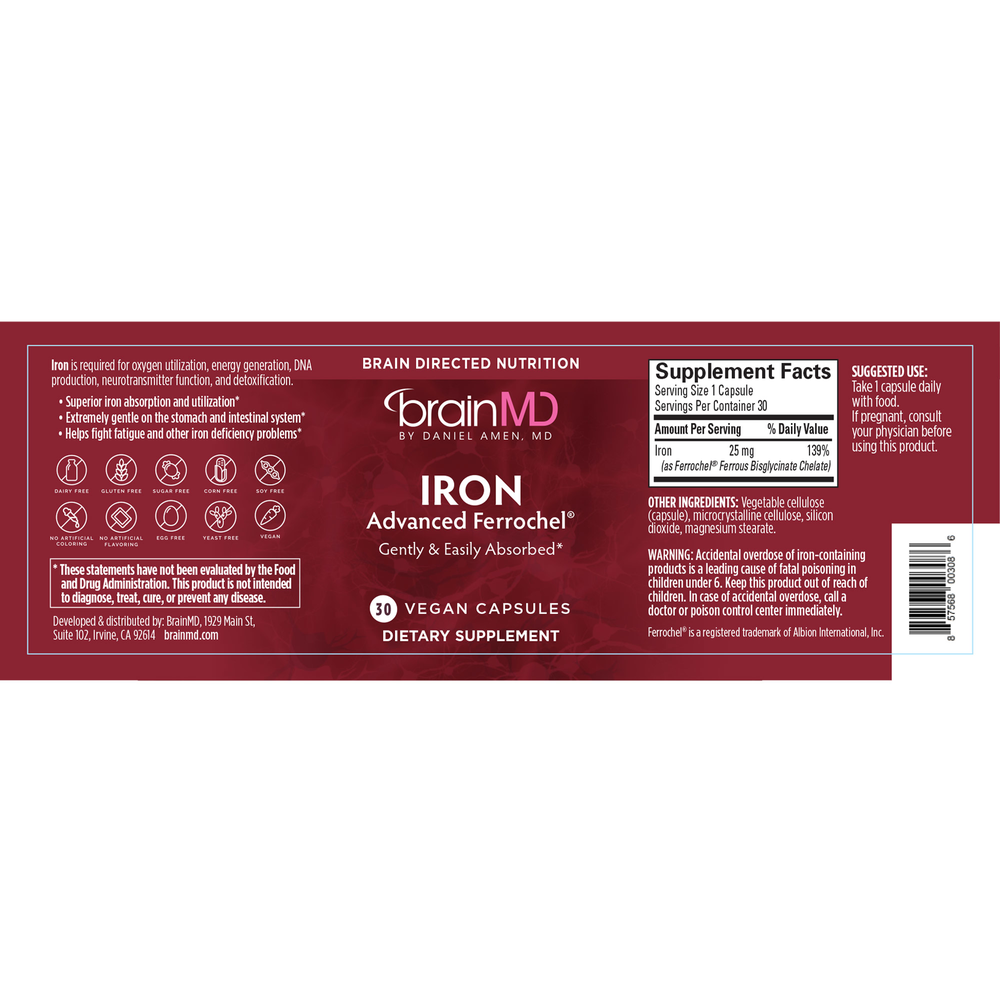 BrainMD Iron — view 2