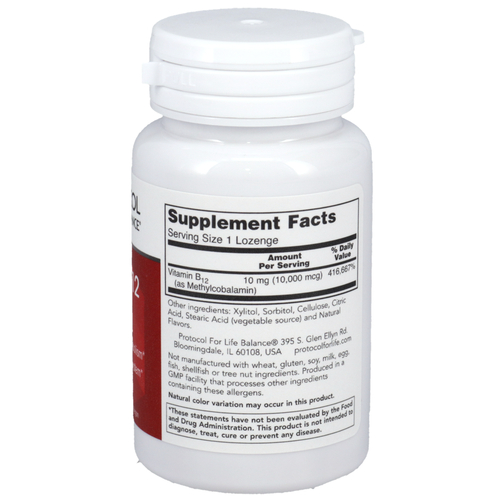 Protocol for Life Balance Methyl B12 10,000mcg — view 2