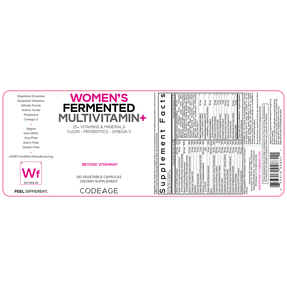 Codeage Women's Fermented Multivitamin — view 2