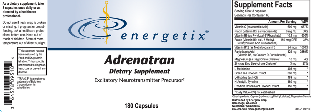 Energetix Adrenatran — view 2