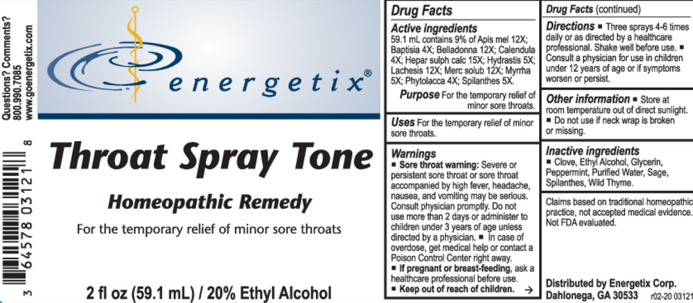 Energetix Throat Spray Tone — view 2