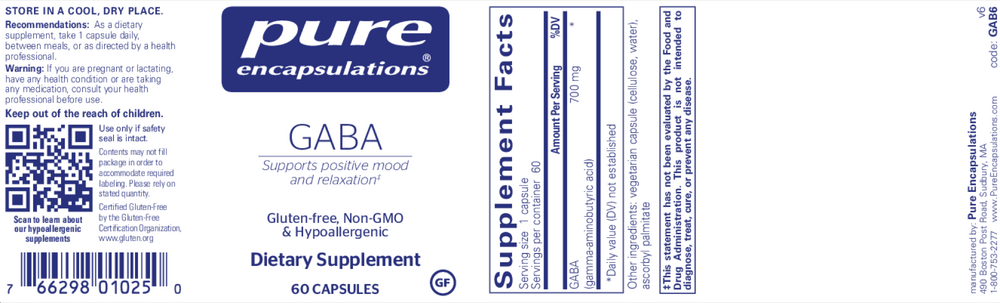 Pure Encapsulations GABA — view 2
