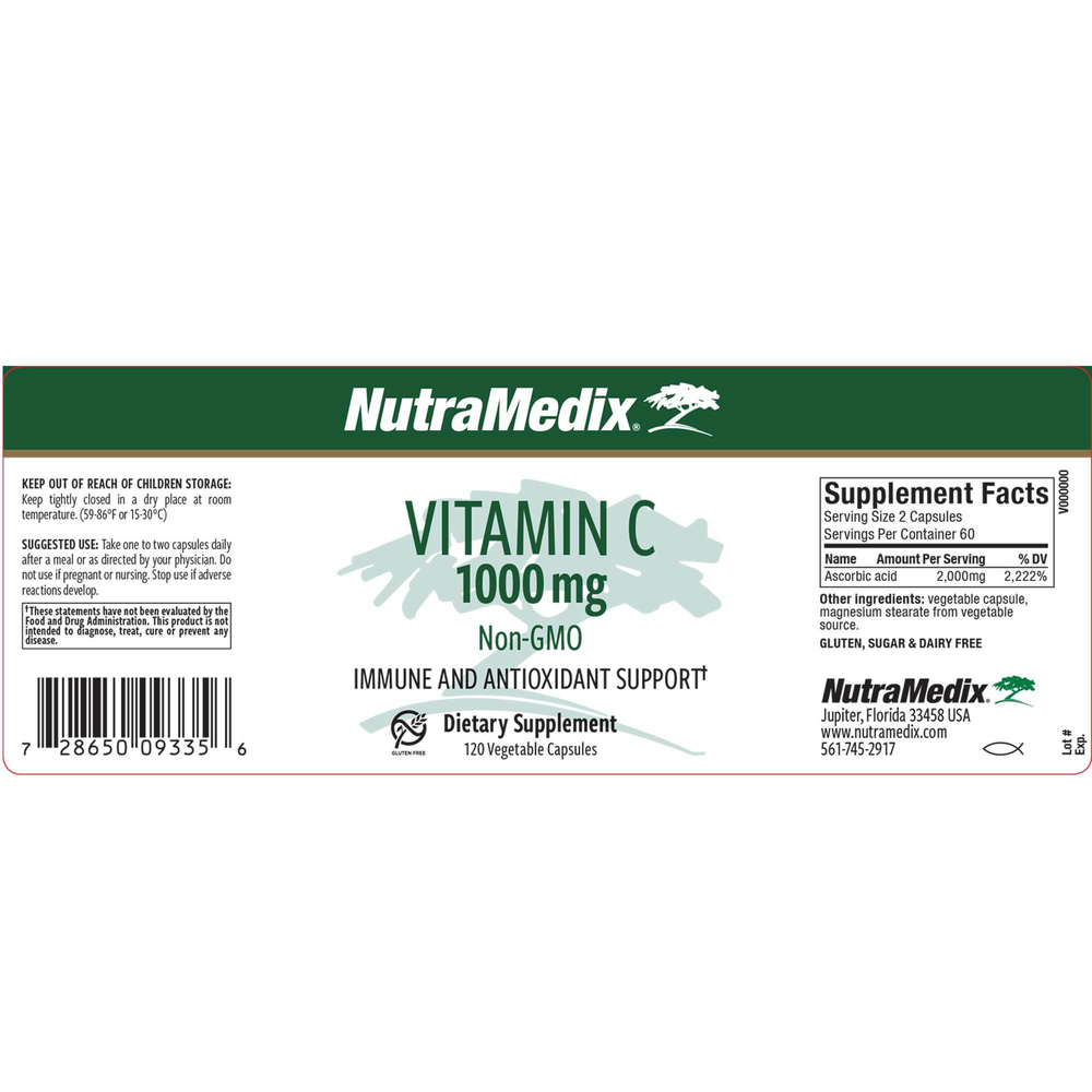 NutraMedix, LLC Vitamin C — view 2