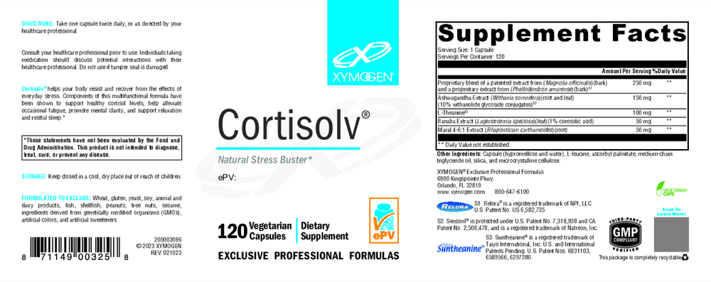 Xymogen Cortisolv — view 2