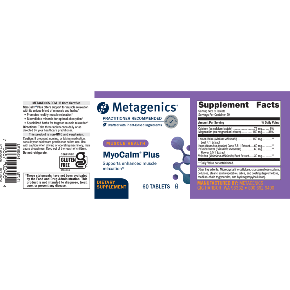 Metagenics MyoCalm® Plus — view 2