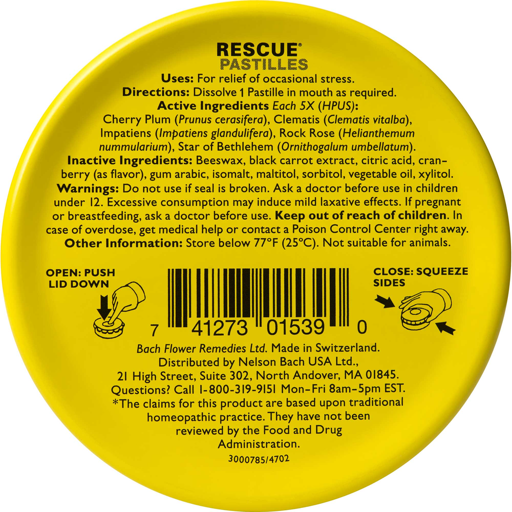 Nelson Bach Rescue Pastilles Cranberry — view 2