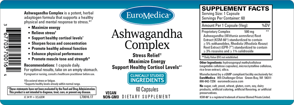 EuroMedica Ashwagandha Complex — view 2