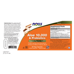 NOW Foods Aloe 10,000 & Probiotics — view 2 — view 2