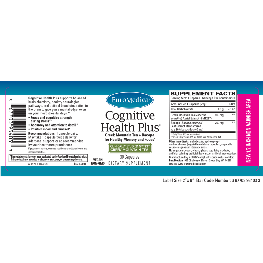 EuroMedica Cognitive Health Plus — view 2