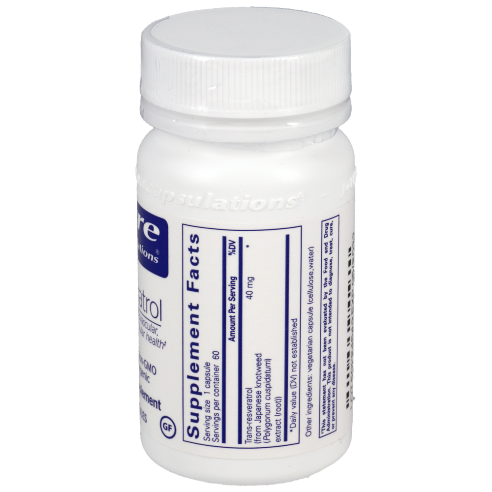 Pure Encapsulations Resveratrol — view 2