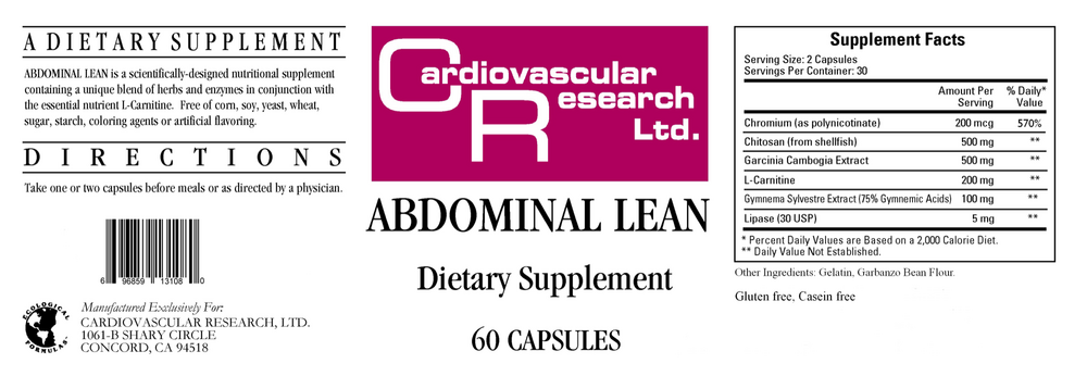 Ecological Formulas/Cardiovascular Research Abdominal Lean — view 2