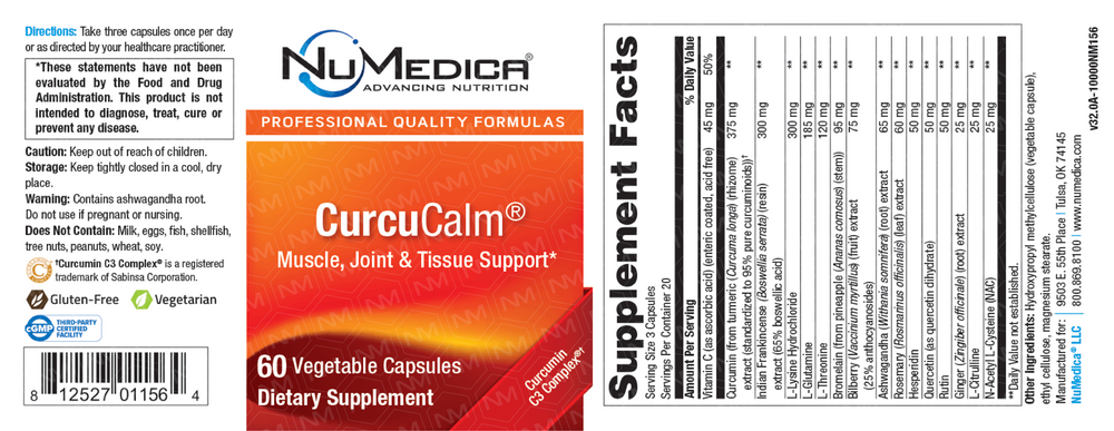 NuMedica CurcuCalm® — view 2