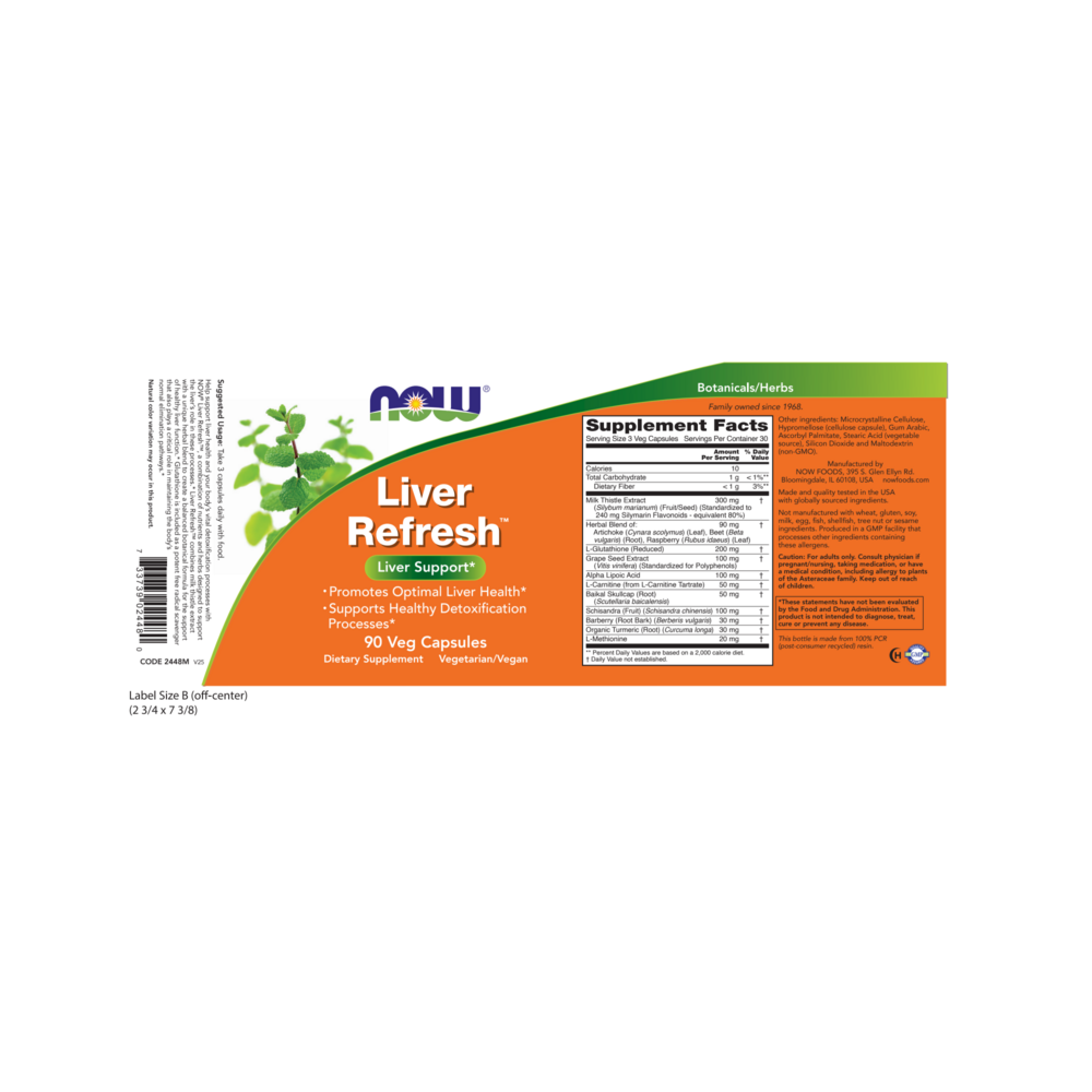 NOW Foods Liver Refresh — view 2