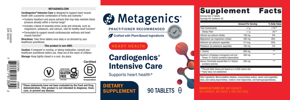 Metagenics Cardiogenics® Intensive Care — view 2