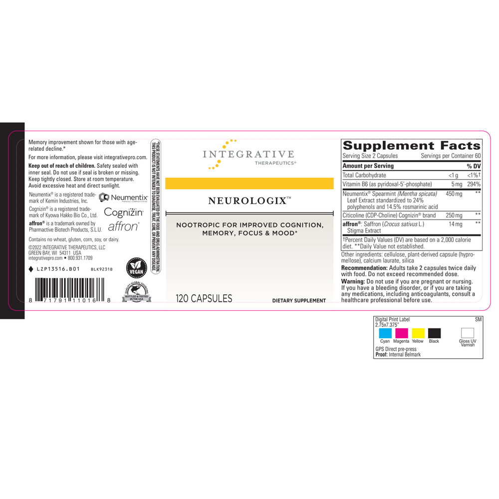Integrative Therapeutics Neurologix™ — view 2