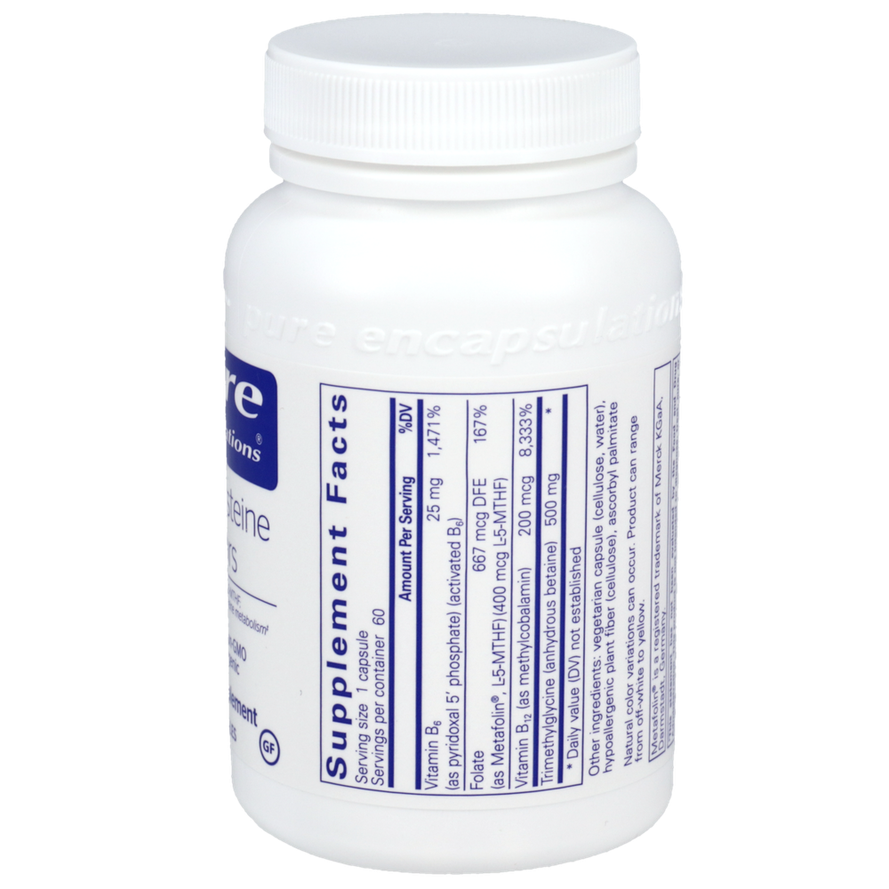 Pure Encapsulations Homocysteine Factors — view 2