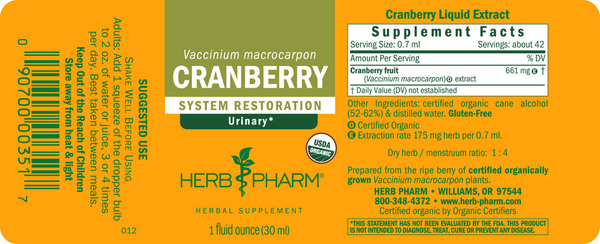 Herb Pharm - Cranberry