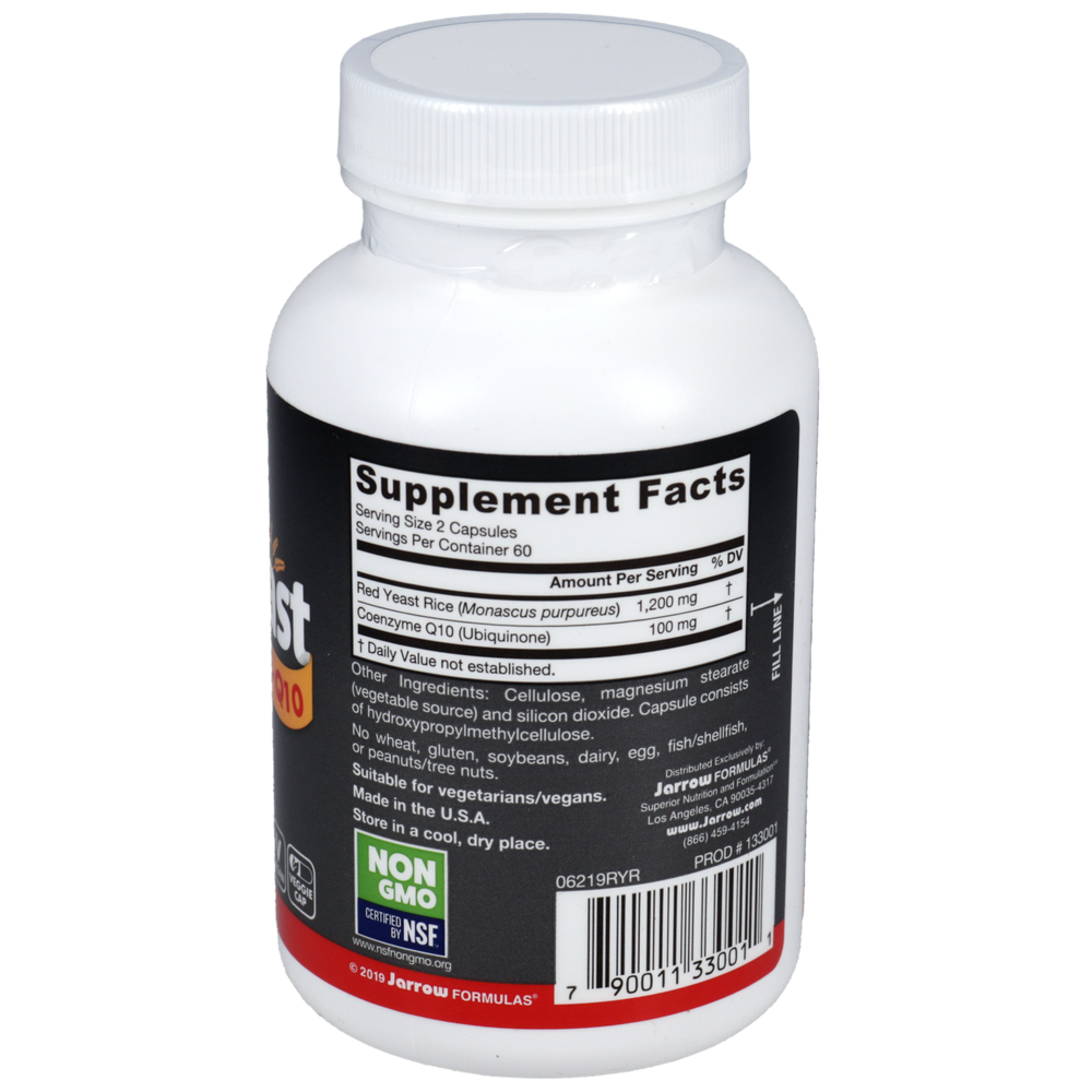 Jarrow Formulas Red Yeast Rice + CoQ10 600mg — view 2
