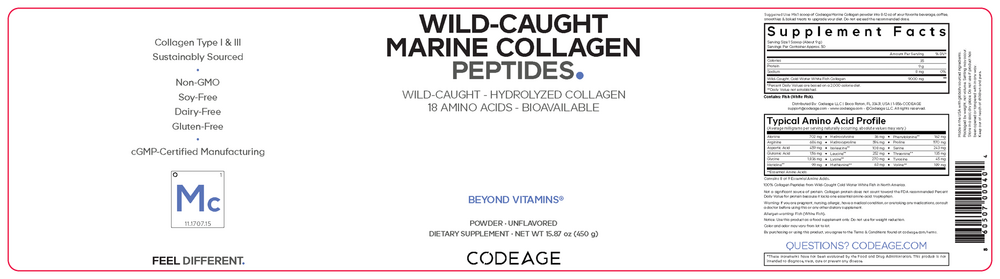Codeage Marine Collagen Peptides — view 2