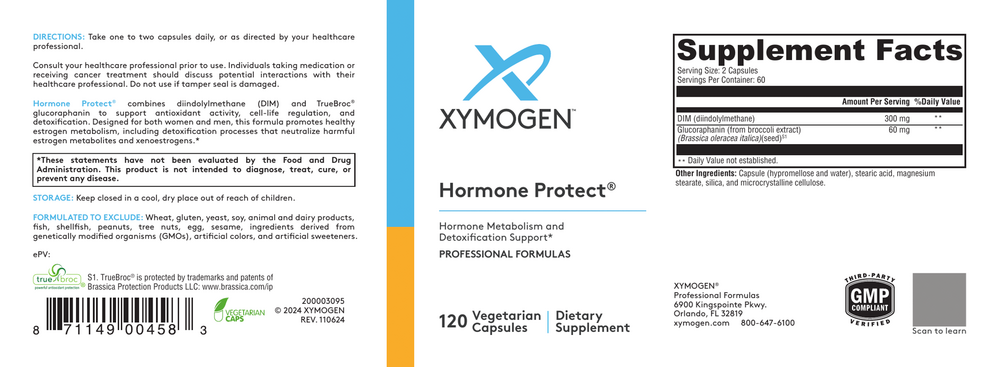 Xymogen Hormone Protect (DIM) — view 2