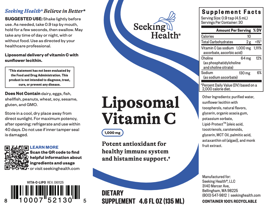 Seeking Health Liposomal Vitamin C — view 2