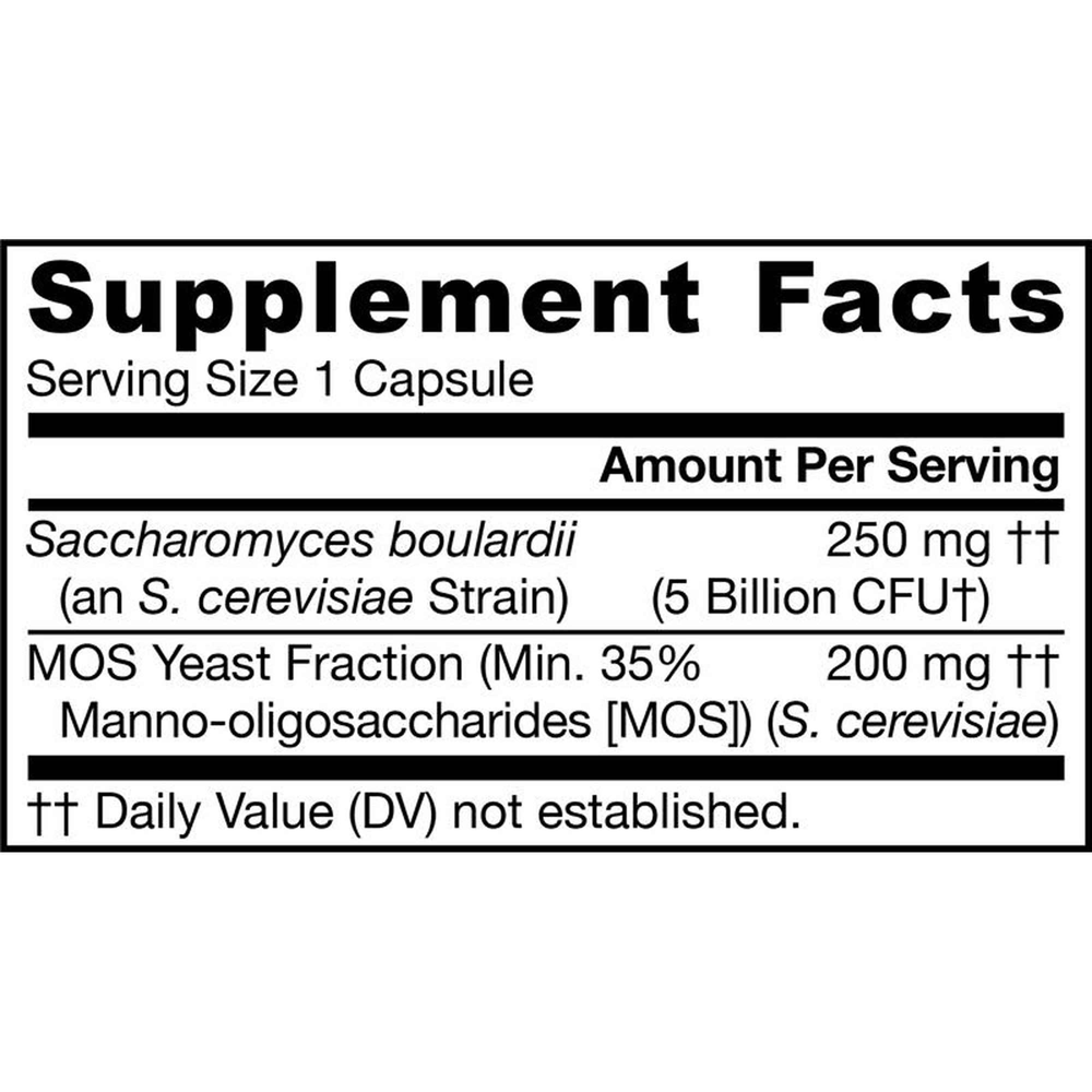 Jarrow Formulas Saccharomyces Boulardii + MOS — view 2