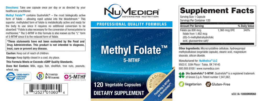 NuMedica Methyl Folate™ — view 2