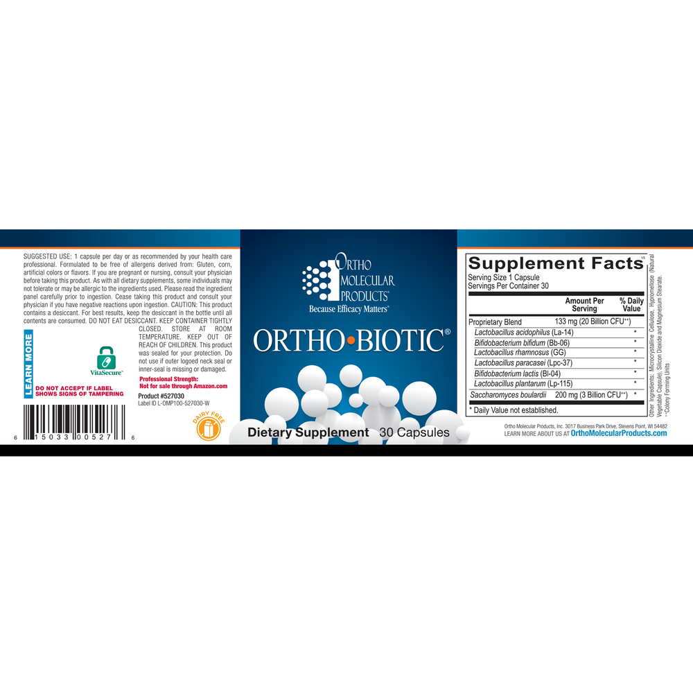 Ortho Molecular Products Ortho Biotic — view 2