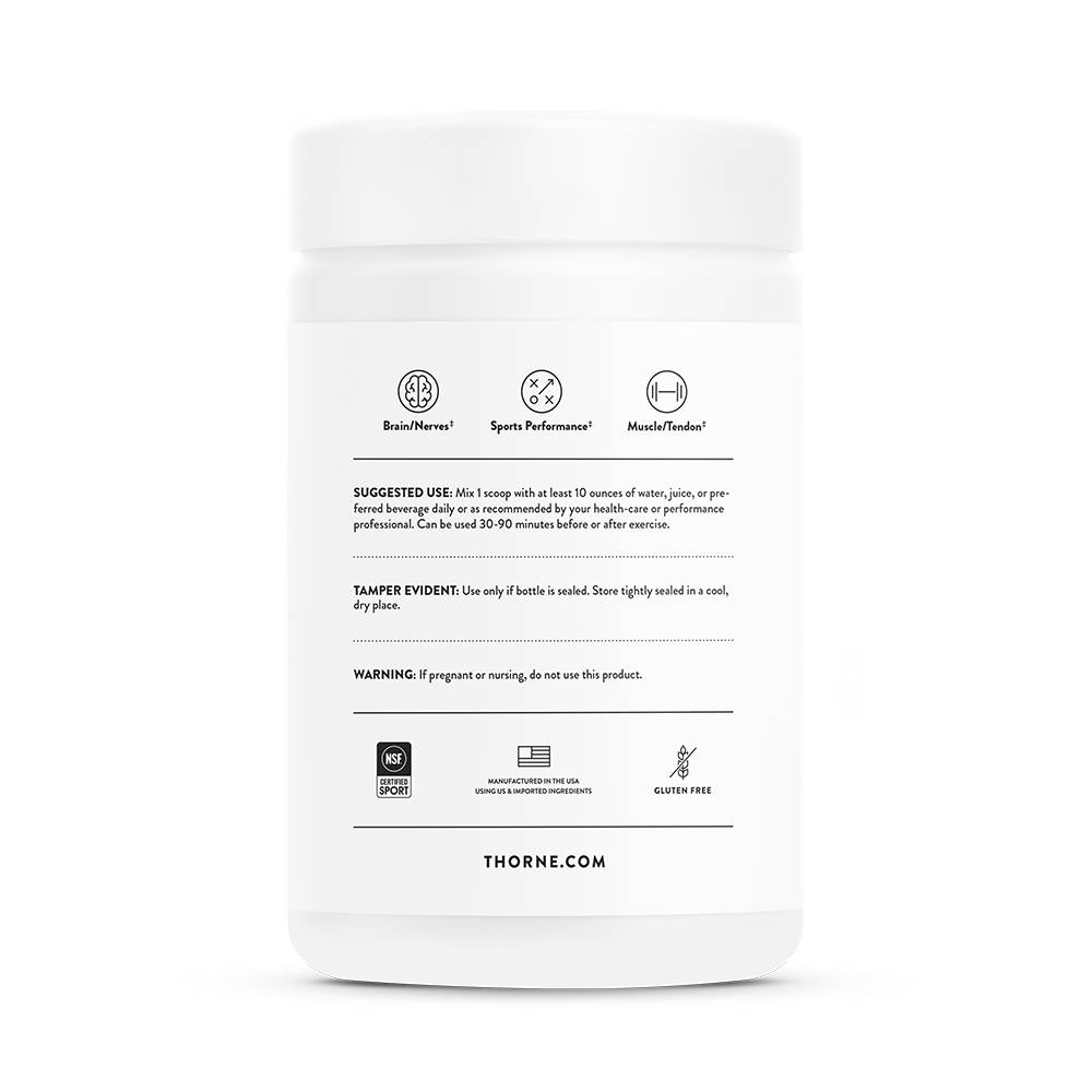 Thorne Creatine + BCAA's (Peach Mango Flavored) — view 2