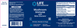 Life Extension Mushroom Immune with Beta Glucans — view 2 — view 2