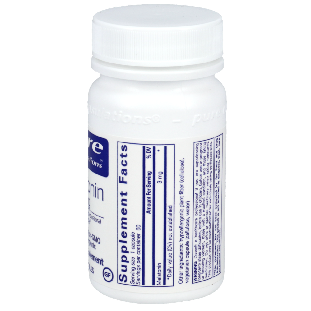 Pure Encapsulations Melatonin 3mg — view 2