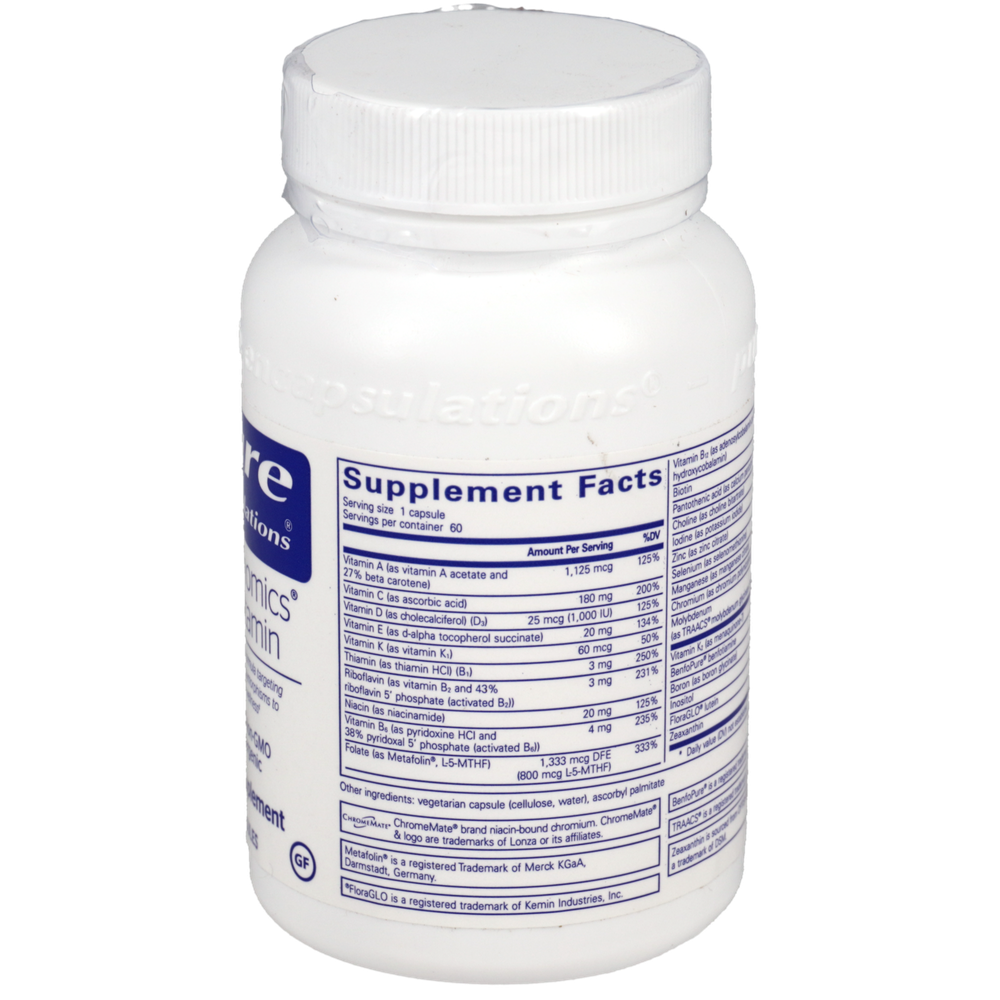 Pure Encapsulations PureGenomics® Multivitamin — view 2